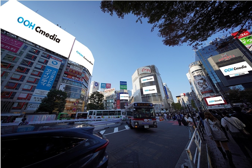 Large-scale vision of Shibuya
